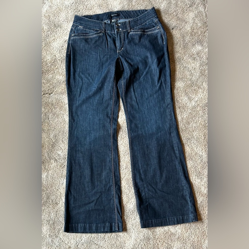 EUC White House Black Market Bootcut Jeans. Size 12L.
